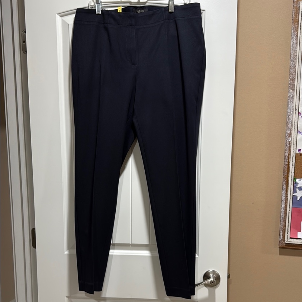 Talbots navy blue trousers